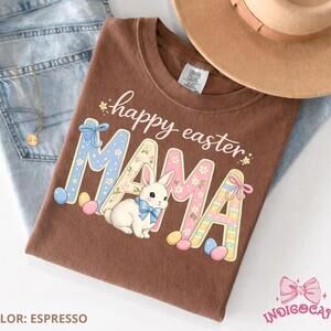 Spring Bunny Mama S Shirt Happy Easter Gift For Mom  Mothers Day Shirt
